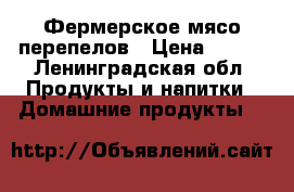 Фермерское мясо перепелов › Цена ­ 600 - Ленинградская обл. Продукты и напитки » Домашние продукты   